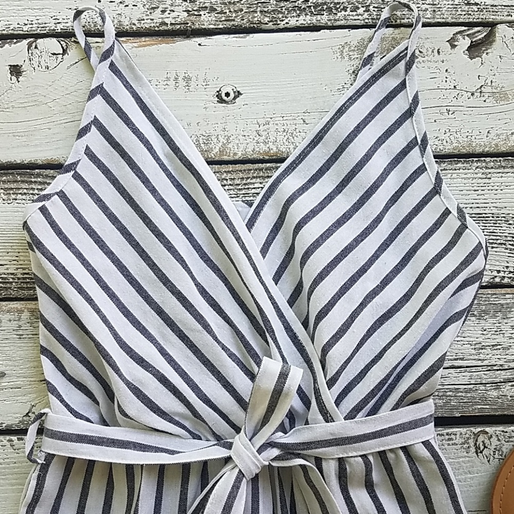 Striped Romper - Picture 6 of 9